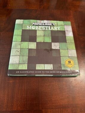 Minecraft Mobestiary Book Green Creeper Cover Official Mojang Product